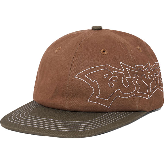 butter goods cap 6 panel yard (brown/army)