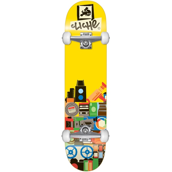 cliché skateboard pack complet document (yellow) 8