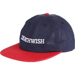 deathwish cap snapback antidote (navy/red)