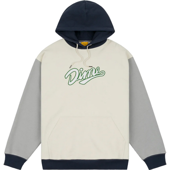 dime sweatshirt hood team split (cream)