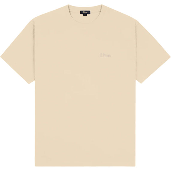 dime tee shirt classic small logo (fog)