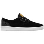 emerica shoes the romero laced (black/black/white)