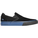 emerica shoes wino g6 slip-on (black/blue/black)