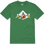 emerica tee shirt leprechaun triangle (kelly green)