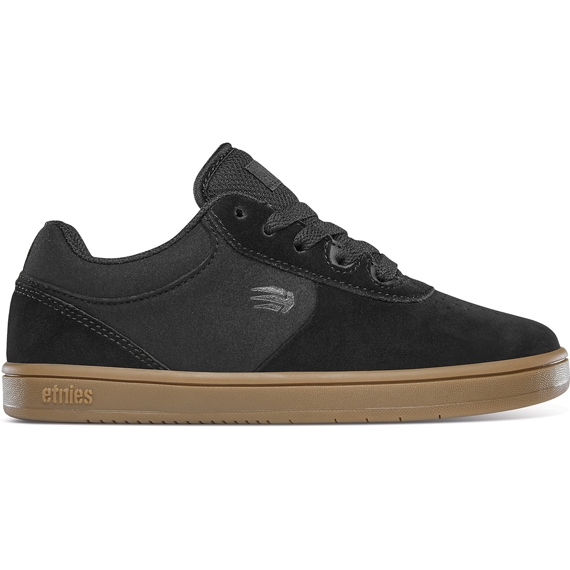 etnies shoes kids joslin (black/black/gum)