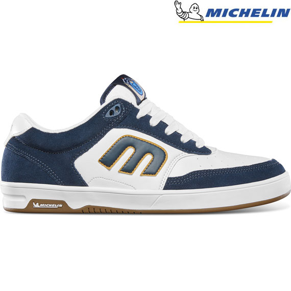 etnies shoes the aurelien michelin (white/navy/gold)