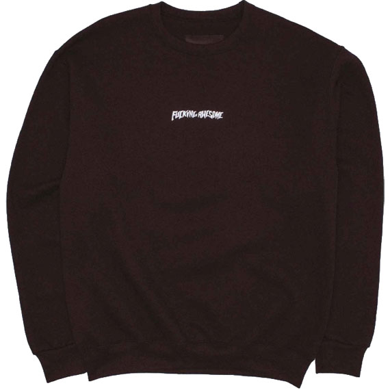 fucking awesome sweatshirt crew life stamp (black)