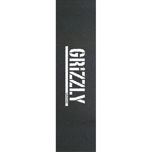 grizzly griptape sheet feuille stamp print (white)