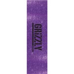 grizzly griptape sheet feuille stamp print glitter (purple)