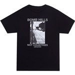 gx1000 tee shirt bomb hills not countries (black/grey)