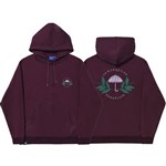 hélas sweatshirt hood la marque (dark plum)