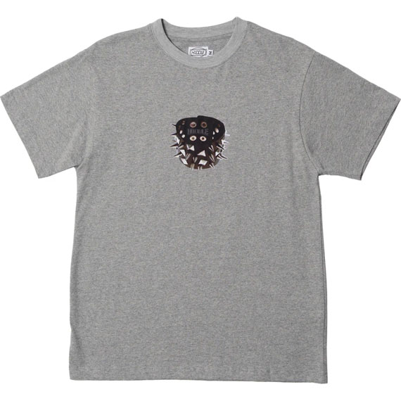 hoddle tee shirt stud (heather grey)