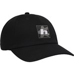 huf cap 6 panel curved visor star box logo (black)