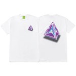 huf tee shirt tesseract triple triangle (white)