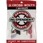 independent bolts genuine parts cross (black/red) phillips 1