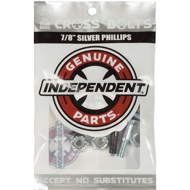 independent bolts genuine parts cross (black/silver) phillips 1