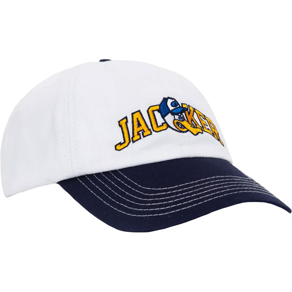 jacker cap 6 panel canardo (white/navy)