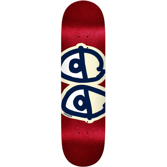 krooked board eyes glitter fleck team (red) 8.25