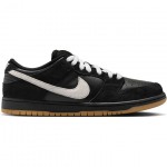 nike sb shoes dunk low pro (black/white/black/gum)