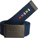 nnsns belt whip (brushed gunmetal/navy)