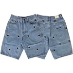 nnsns short denim bigfoot (aop lighter denim)