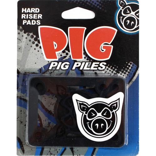 pig pads risers piles (black) 1/4