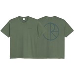 polar tee shirt stroke logo (jade green/dark green)