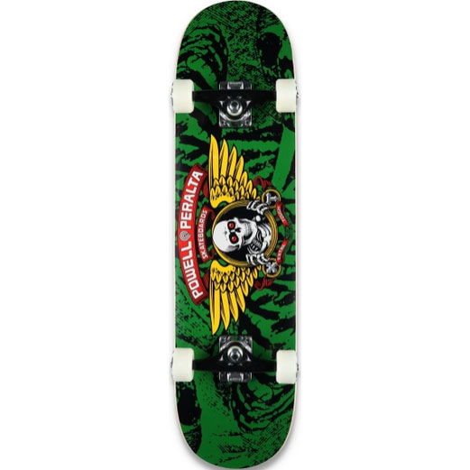 powell peralta skateboard complet winged ripper (green) 8