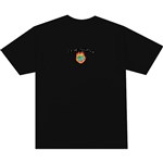 sour tee shirt in flames (black)