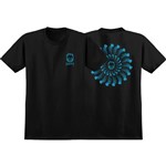 spitfire tee shirt atlantic drift jelly classic (black)