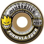 spitfire wheels formula four conical (yellow print) 99a 52mm