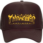 thrasher cap antihero trucker mag pigeon (brown)