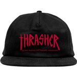 thrasher cap toy machine snapback scratch (black)