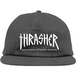 thrasher cap toy machine snapback scratch (charcoal)