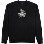 thrasher sweatshirt antihero crew cover the earth (black)