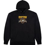 thrasher sweatshirt antihero hood eaglegram (black)
