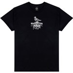 thrasher tee shirt antihero cover the earth (black)