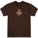 thrasher tee shirt antihero cover the earth (dark chocolate)