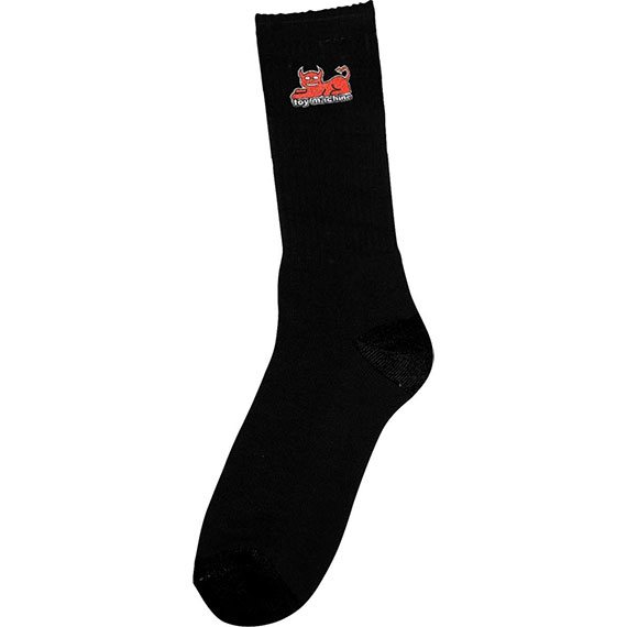 toy machine socks devil cat (black)