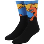 toy machine socks early sect (black)