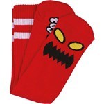 toy machine socks monster face (red)