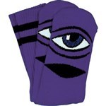 toy machine socks sect eye (purple)