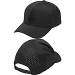 volcom cap snapback stone vented (black)