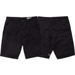 volcom short chino frickin modern stretch 21 (black)