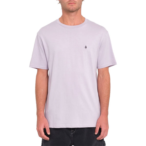 volcom tee shirt bsc stone blanks (light purple)