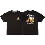 volcom tee shirt curious cat (black)