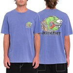 volcom tee shirt sst crazee wheel (ballpoint blue)