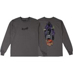 welcome tee shirt long sleeves castle (charcoal)